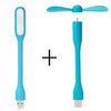 USB Fan Flexible LED Light Lamp